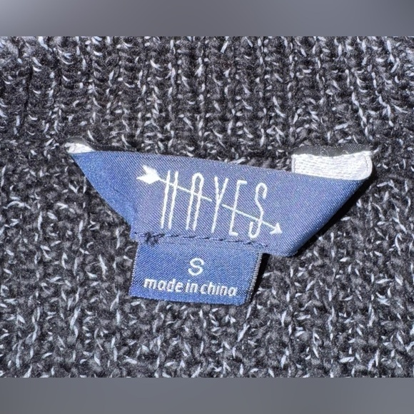 Hayes Women's Black Knit Sweater 95% Cotton Size Small Beautiful and Comfy NWOT - Picture 5 of 7
